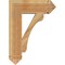 Ekena Millwork Legacy Arts & Crafts Rough Sawn Bracket, Western Red Cedar, 6"W x 22"D x 30"H BKT06X22X30LEC03RWR - alternate 4